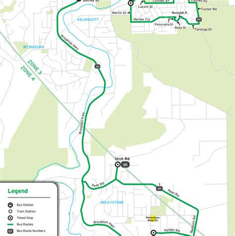 Transperth Bus Route 232 From Gosnells Stn Clockwise Circular Route