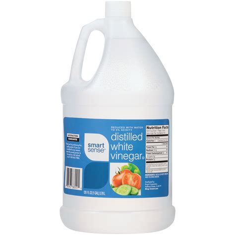 Smart Sense Distilled White Vinegar Allergy and Ingredient Information