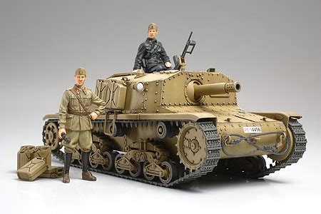 Italian Self Propelled Gun Semovente M40 Plastic Model Military Kit 1