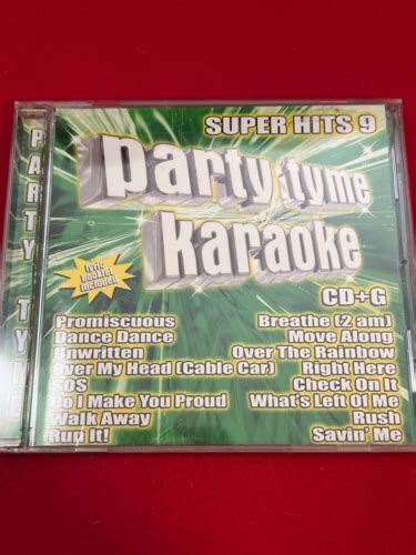 Party Tyme Karaoke Super Hits 9 Cd G Ebay