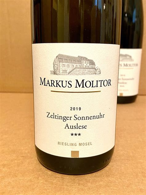 Markus Molitor Zeltinger Sonnenuhr Riesling Auslese Golden