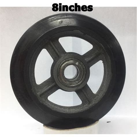 Push Cart Wheel Size 8 And 6 Gulong Ng Push Cart Kartilya Rubber