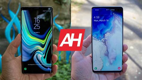 Phone Comparisons Samsung Galaxy Note9 Vs Samsung Galaxy S10