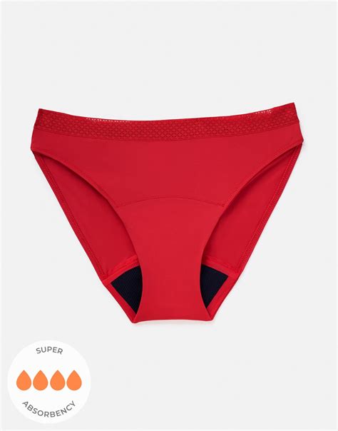 Katelin Bikini Dark Red Plus Period Panties X X Adore Me