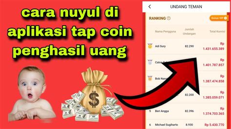 Cara Nuyul Di Tap Coin Aplikasi Penghasil Uang Terbaru YouTube