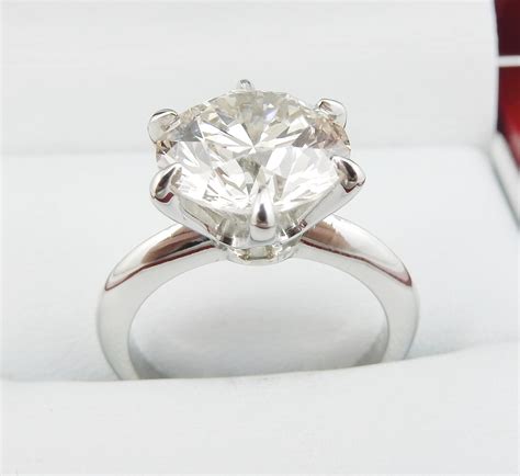 Six Prong Solitaire Engagement Ring Style Diamondnet