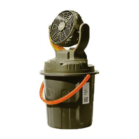 ポータブルミスト扇風機 ミストワークファン MIST WORK FAN N23-06 コードレス ポータブル 熱中症対策 昭和商会｜保安用品の ...