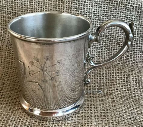 Antique American Silverplate Baby Cup Ebay