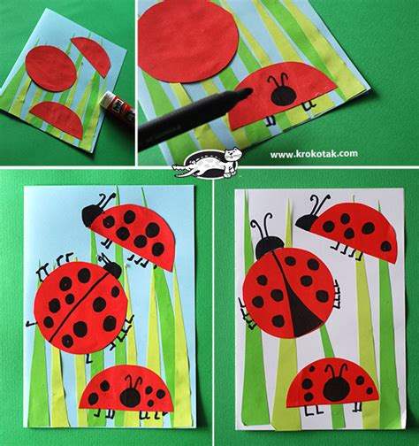 krokotak | Ladybug Crafts for Kids