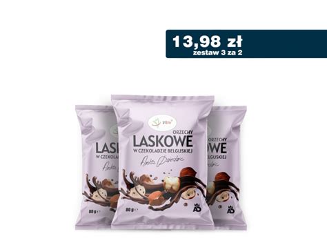 3 Za 2 Orzechy Laskowe W Belgijskiej Czekoladzie 80G Anka Dziedzic Vivio