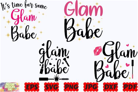 Glam Babe Svg Glam Svg Babe Svg Png Graphic By Digitaldesignssvgbundle Creative Fabrica