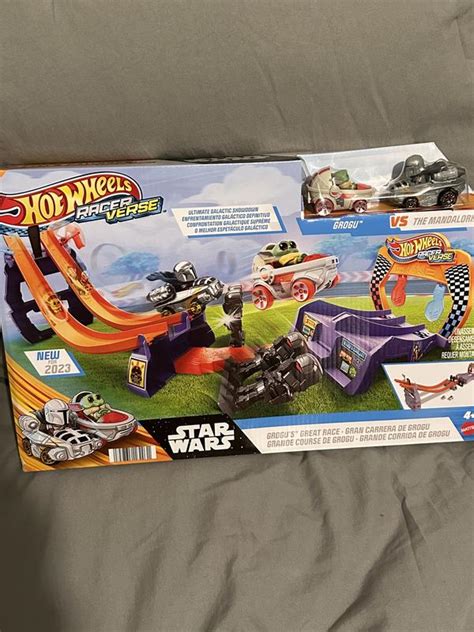 Hot Wheels Racerverse Star Wars Track Set With Hot Wheels Racers Inspired By Star Wars