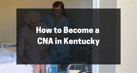 How To Become A Cna In Kentucky Health Care Courses Online
