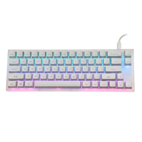 GamaKay K66 Mechanical Keyboard 66 Keys Gateron Switch Hot Swappable Tyce C Wired RGB Backlit