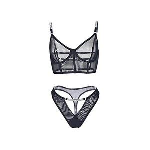 Shiningupup Tanga Donna Sexy Lingerie Biancheria Intima Sexy Gather Fish Bone Corset Bretella In