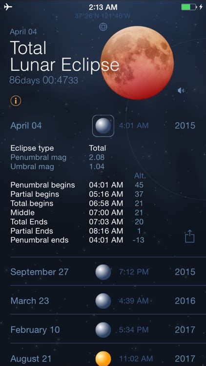 Solar and Lunar Eclipses - Full and Partial Eclipse Calendar by Sergey ...