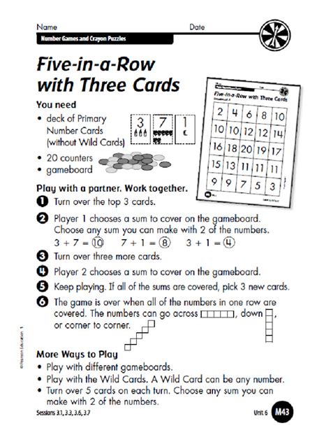 row  cards