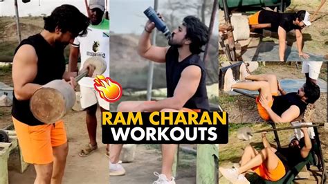 Mega Power Star Ram Charan Hard Hitting Workout For His Next Movie