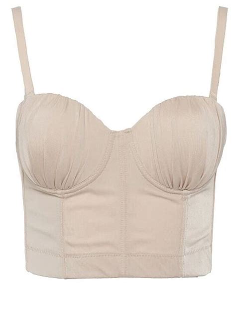 BSB Bluză damă Crop Top Satin Cu Bretele Nude 053 120004 102 Skroutz Romania