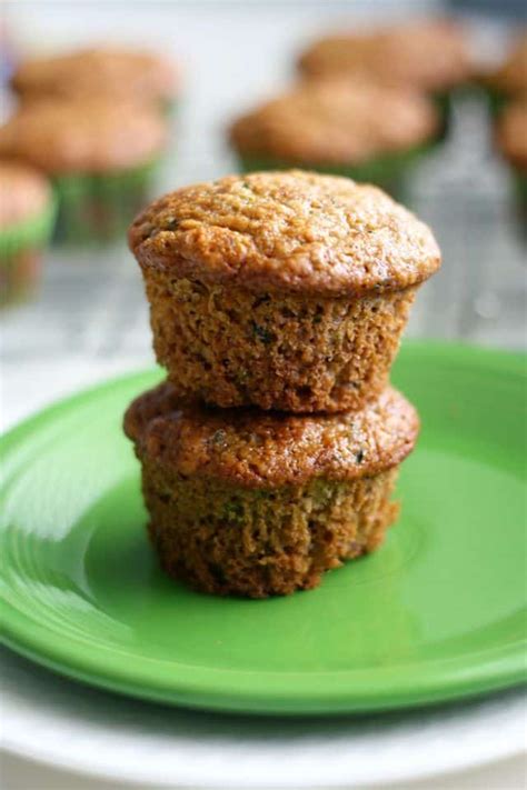 Vegan Zucchini Muffins The Pretty Bee