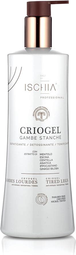 Ischia Eau Thermale 500 Ml Criogel Gambe Stanche Gel Ad Azione