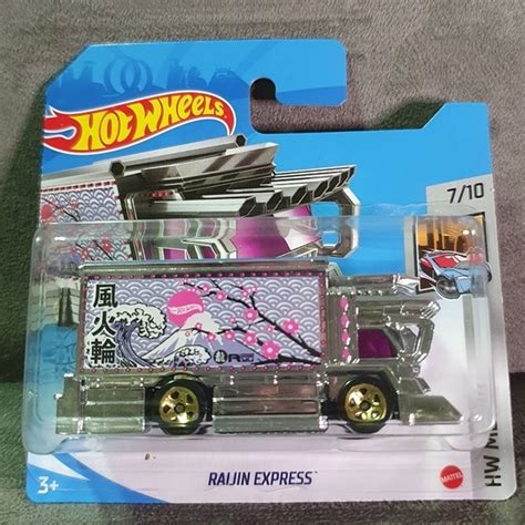 Miniatura Carrinho Hot Wheels Raijin Express Shopee Brasil