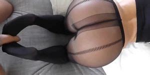 Babe In Designer Pantyhose Gets Facialized Porn Videos