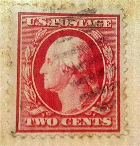 VERY RARE GEORGE WASHINGTON TWO CENTS U S POSTAGE STAMP Must See