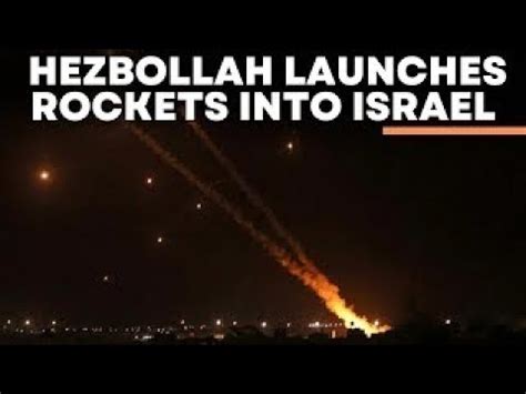 Israel War Live Rocket Barrages Fired At Israel Us Blames Hamas For