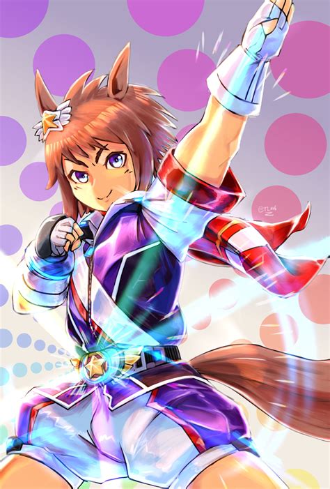 Hình nền Anime cô gái Biko Pegasus Uma Musume tóc ngắn Brunette