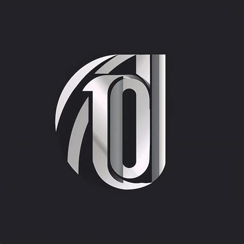 premium photo  black background   white letter    number