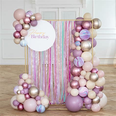 Купить прямоугольную арку-фотозону с воздушными шарами «Fairy» с ...