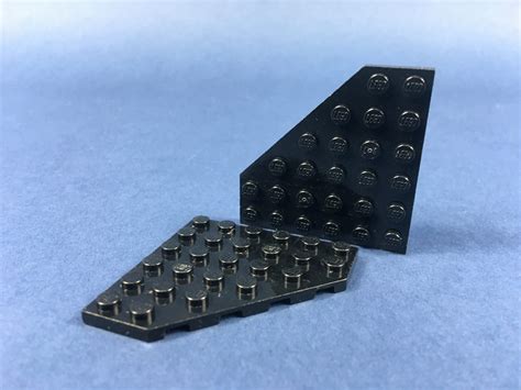 LEGO 2x Flügel Platte 66 Ecke Eckplatte schwarz 6106 BrickBrain