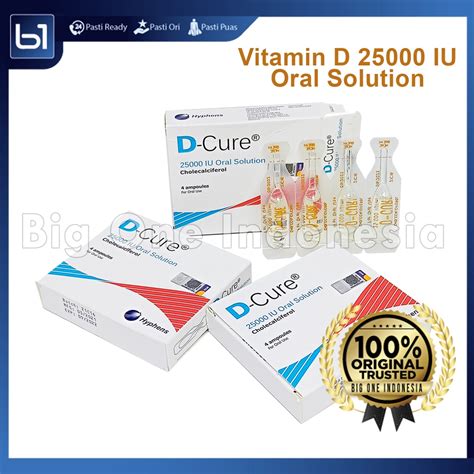 Jual Vitamin D Cure 25000iu Vit D Cure 25000 IU Oral Solution Vit