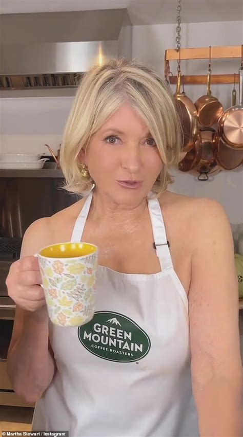 Martha Stewart 81 Appears To Be Topless While Promoting Coffee Brand Hot Lifestyle News