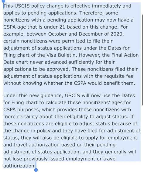 Rohit Sharma On Twitter Uscis Issues New Guidance For Those Ageing