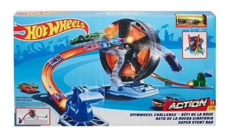 Hot Wheels Action Pista Competição Giratória Gjm77 Mattel Parcelamento sem juros
