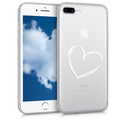 Kwmobile Handyhülle Case Kompatibel Mit Apple Iphone 7 Plus 8 Plus Hülle Silikon