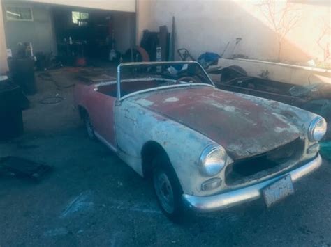 1961 Austin Healey Sprite Project Car Convertible For Sale Austin