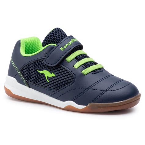 Sneakers Kangaroos Incourt Ev S Dk Navy Lime Eschuhe De