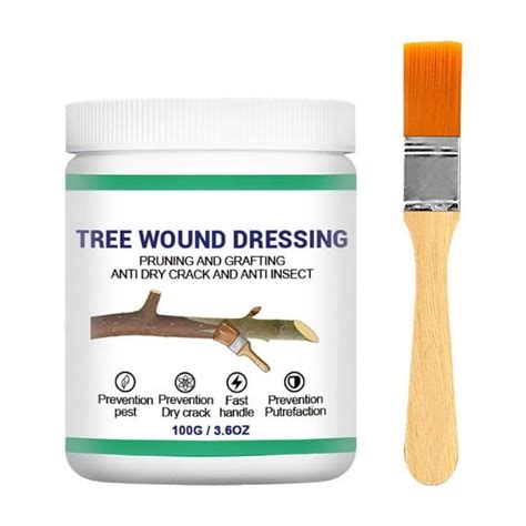 Tinysome Pruning Wound Sealer Tree Wound Sealant Pruning Sealant For Trees With Brush