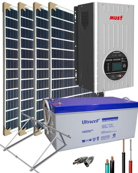 Kit Solar Casa Campo 1000W 12V 4000Whdia Solar Energy Solar Power Kit