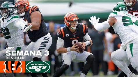 Cincinnati BENGALS Vs New York JETS Semana 3 NFL Resumen