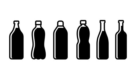 bottle icon vector art icons  graphics