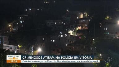 Gazeta Meio Dia Criminosos atiram na polícia em Vitória Globoplay