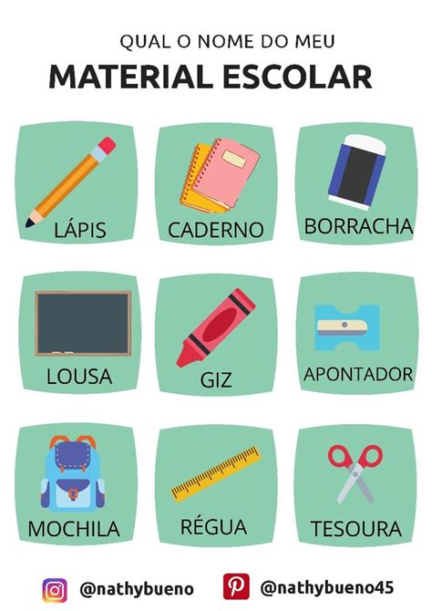Materiais Escolares - Alfabetização