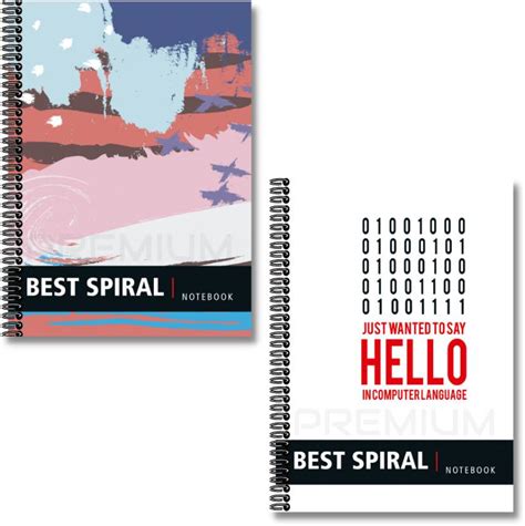 Best Spiral Notebooks 500 Pages Unruled Notebook A4 Size Paper A4