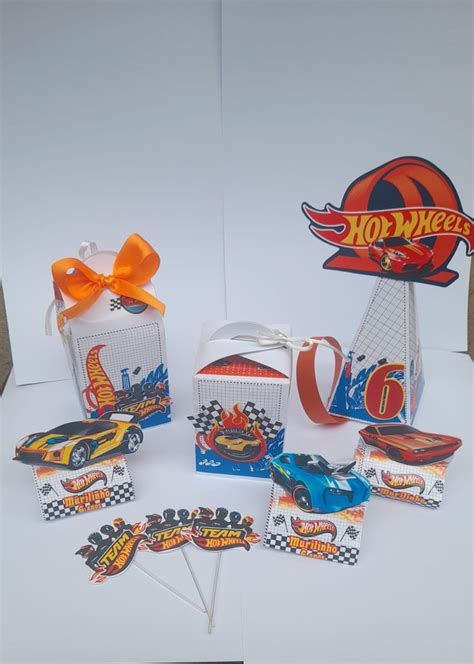 Kit Festa Hot Wheels Itens Elo Produtos Especiais