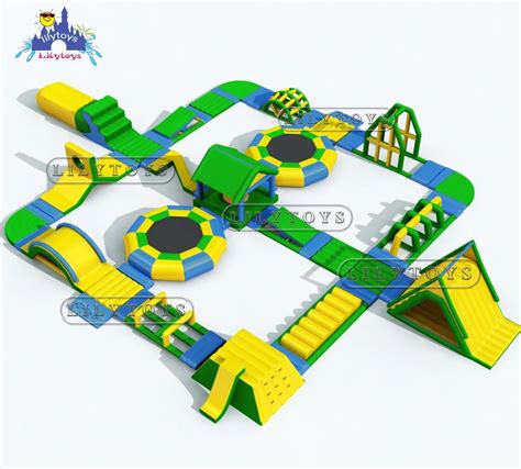 Lilytoys Floating Park Inflatable Water Game Water Park On Sea China