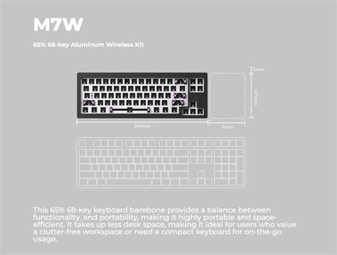 Monsgeek M W Diy Kit Aluminum Case Multi Modes Rgb Hot Swappable Mechanical Keyboard Shopee